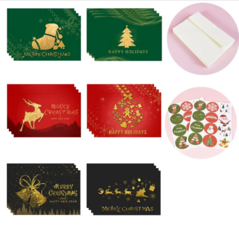 24-Piece Christmas Card Set