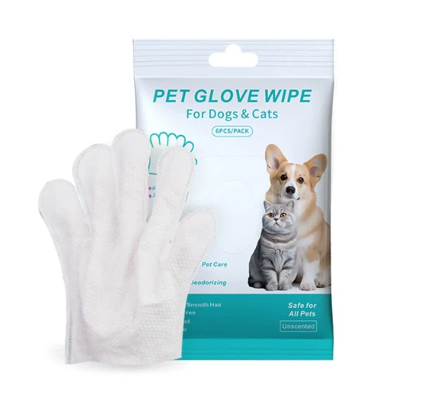 Pet Cleaning Gloves And Wipes