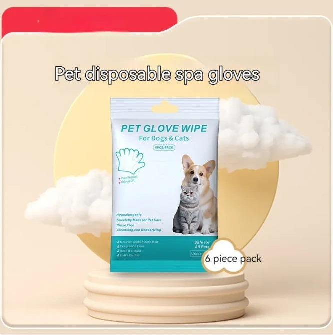 Pet Cleaning Gloves And Wipes