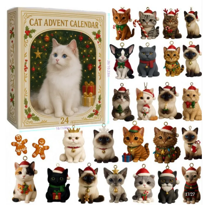 Acrylic Blind Box Christmas Decorations